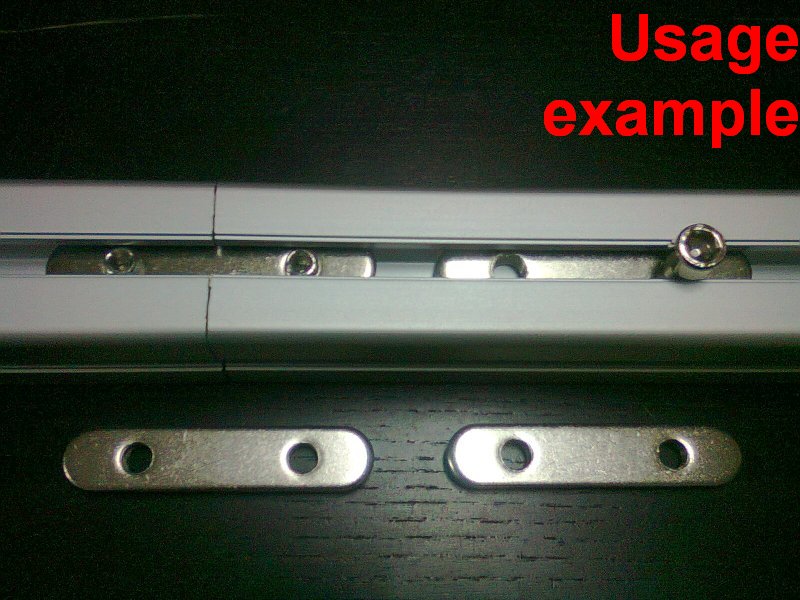 12-set Aluminum T-slot profile slide-in End Fastener 40x40-8